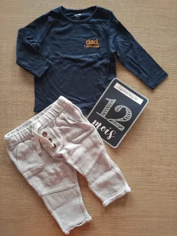 Ensemble 12 mois / 73-76 cm