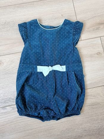 Barboteuse Obaïbi bébé fille