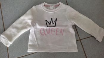 Sweat molleton "Queen" Orchestra T.23 mois