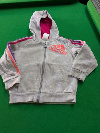 Veste survêtement adidas fille 18/24 mois