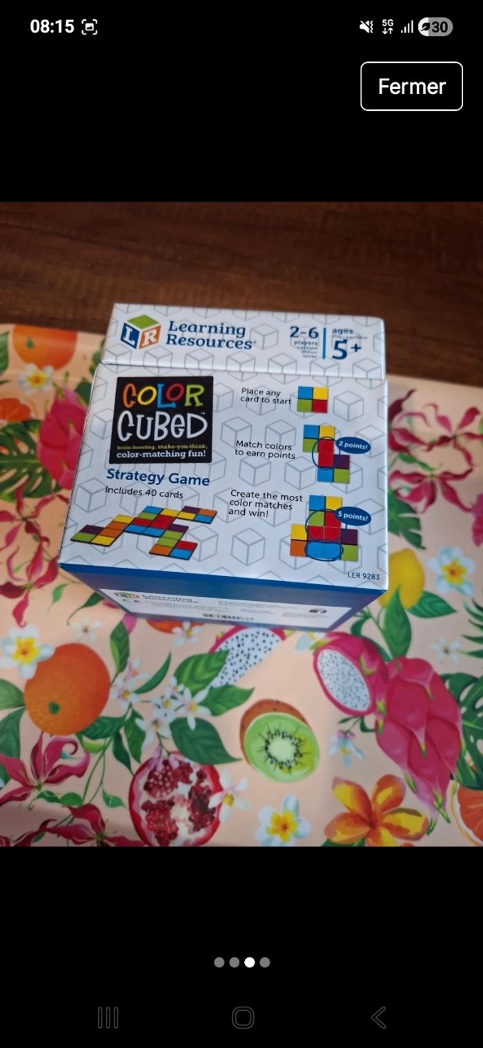 Jeu Color Cubed Learning Resources neuf - photo numéro 4