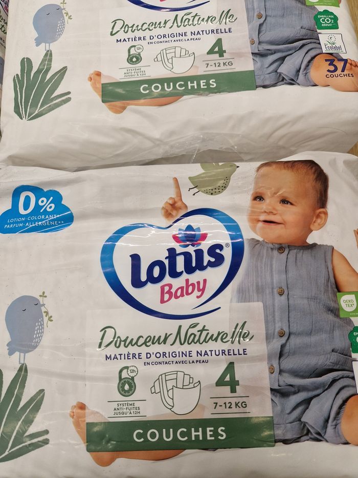 148 couches Lotus baby taille 4 - photo numéro 3
