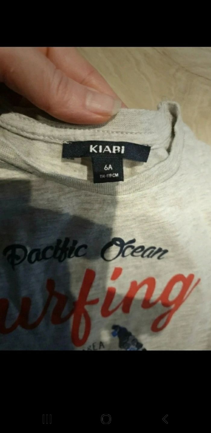 Ensemble été garçon bermuda t-shirt paillettes 6 ans - photo numéro 5