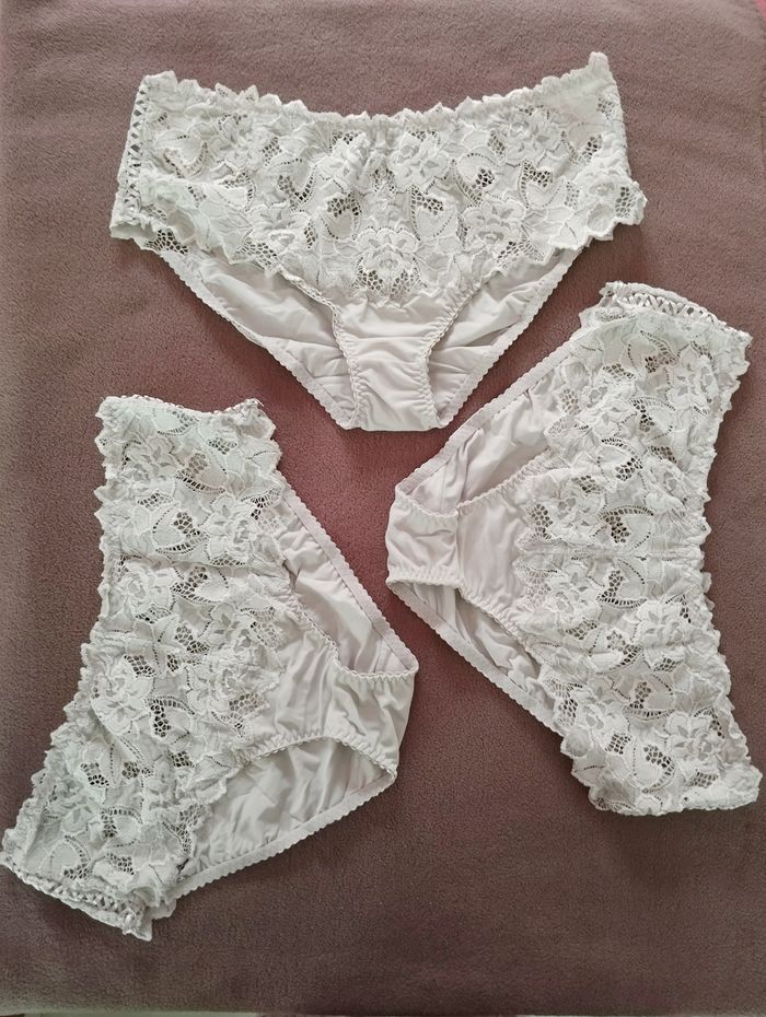 * Lot de 3 culottes Arum gris clair T50-52 Sans Complexe
