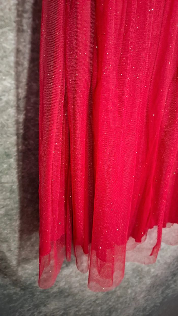 Robe bustier rouge brillante - photo numéro 9