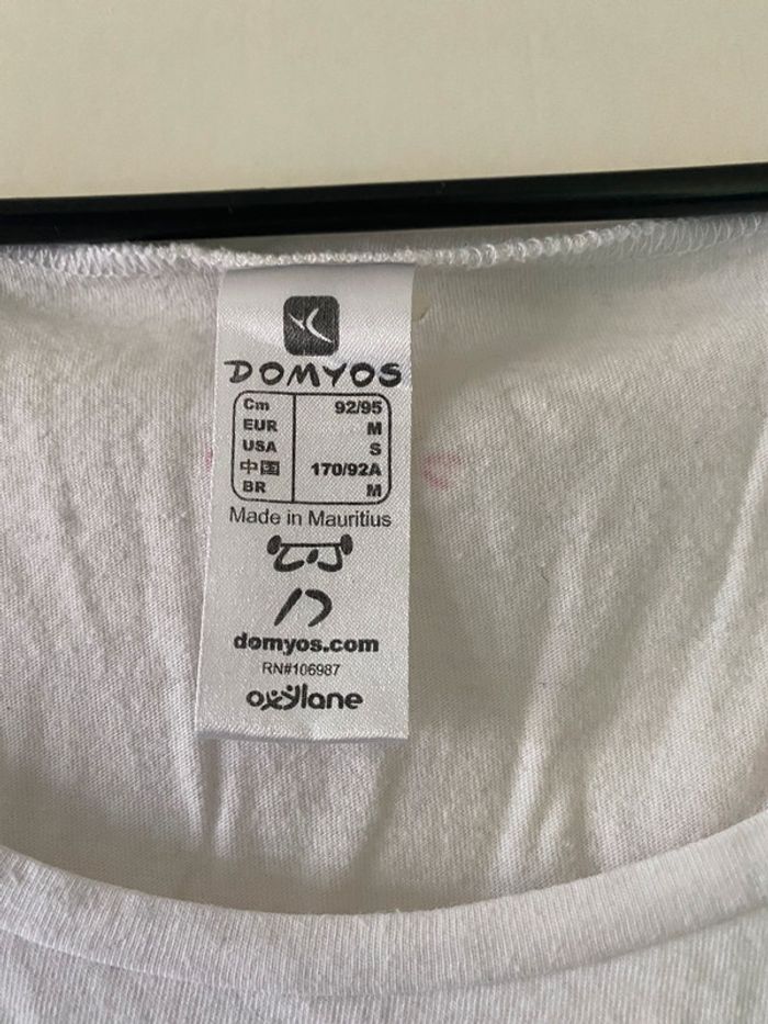 T-shirt Domyos blanc Taille M - photo numéro 3