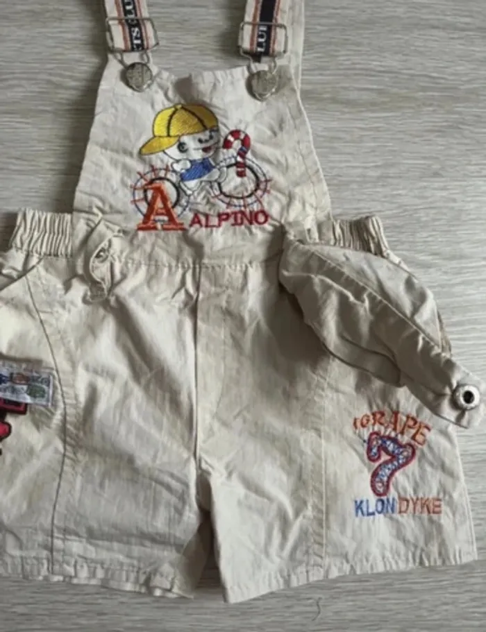 Salopette été garçon 6 mois - photo numéro 3