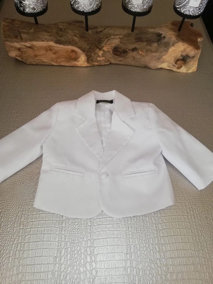 Costume 3 pièce blanc - photo numéro 8