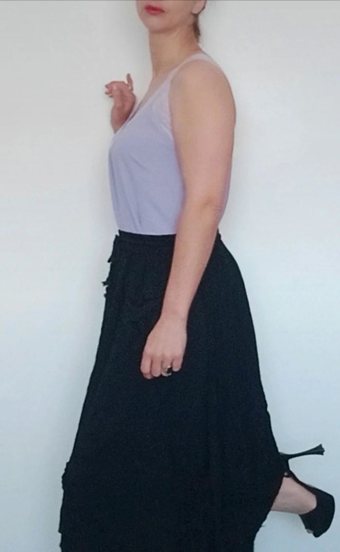 Caraco fluide feminin grande taille lila - photo numéro 5