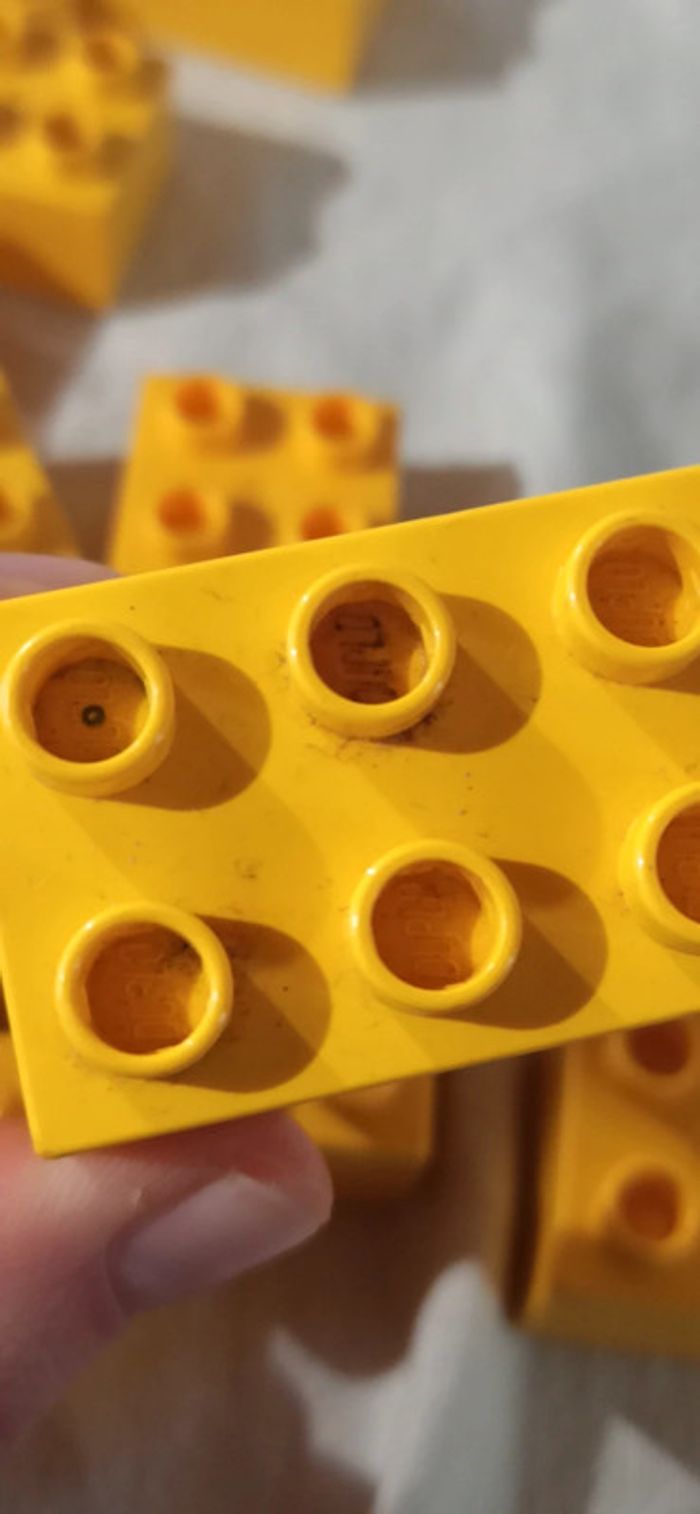 Briques jaune de construction lego duplo - photo numéro 17