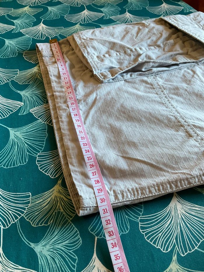 Short cargo gris clair pour homme Nautica taille W34 FR44 438 - photo numéro 5