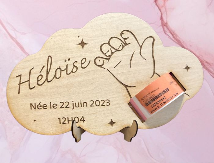 Porte bracelet de naissance