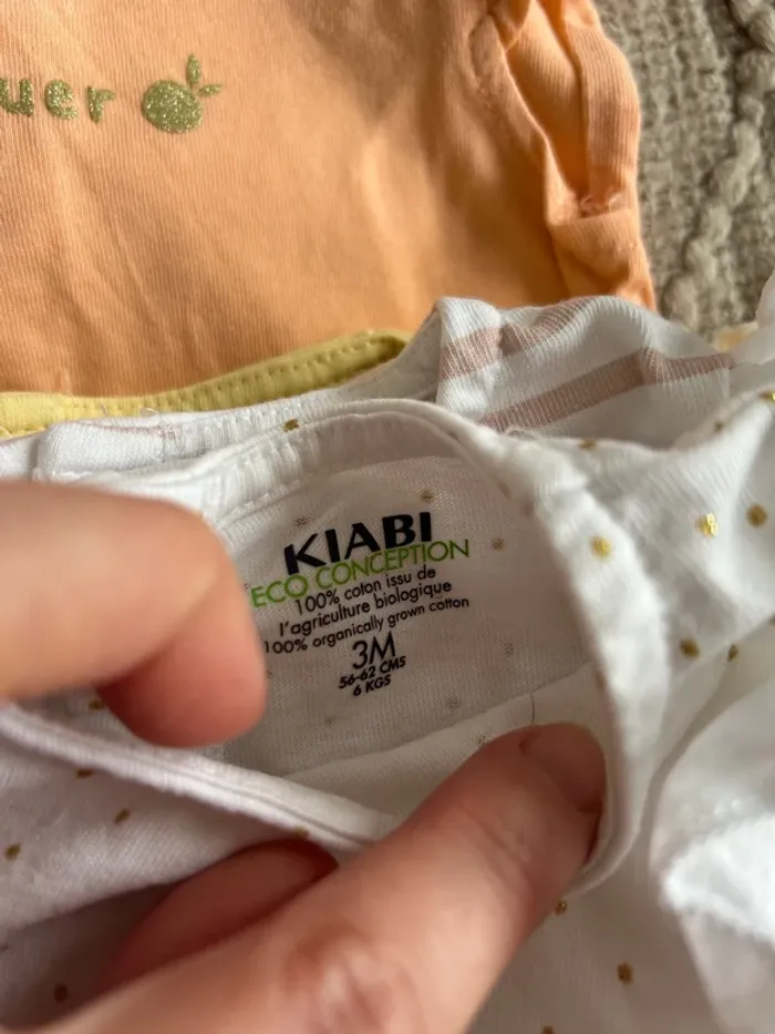 Lot tee shirt 3 mois kiabi - photo numéro 13