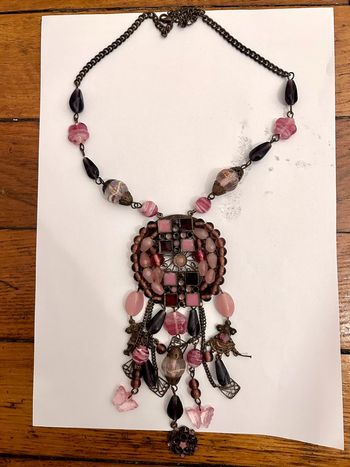 Magnifique collier avec chaîne réglable
