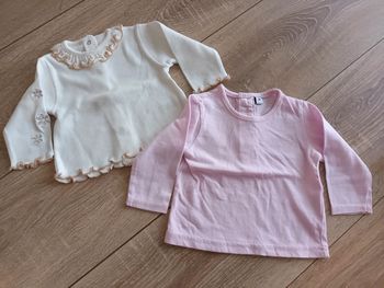 2 tee-shirt manches longues