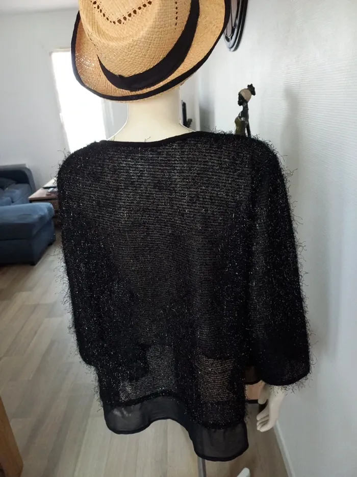 Haut noir femme T.L - photo numéro 6