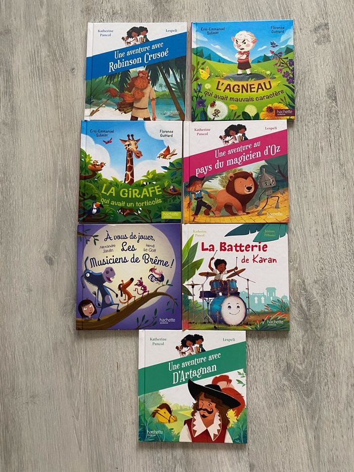 Lot 7 livres hachette jeunesse