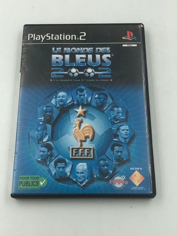 Jeu vidéo le monde des bleus 2002 sur console PS2