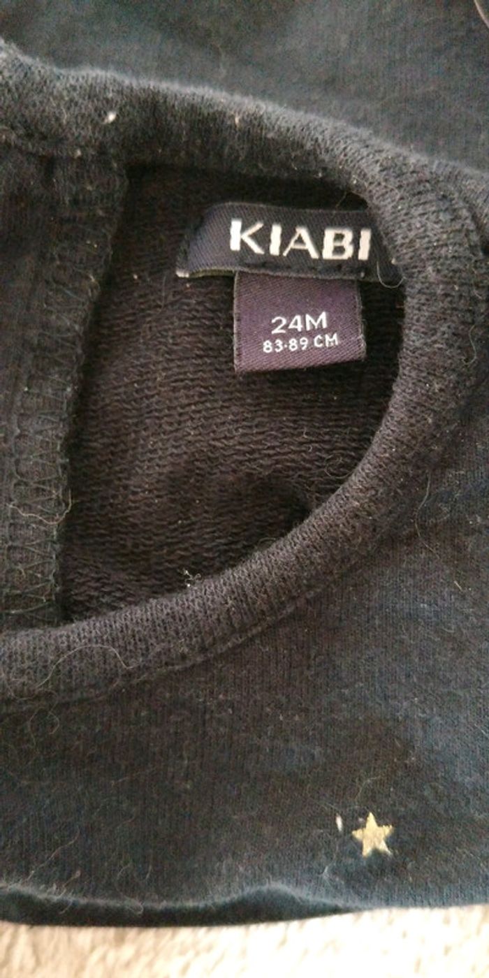 Pull longue manche Kiabi bleu foncé marine - photo numéro 5