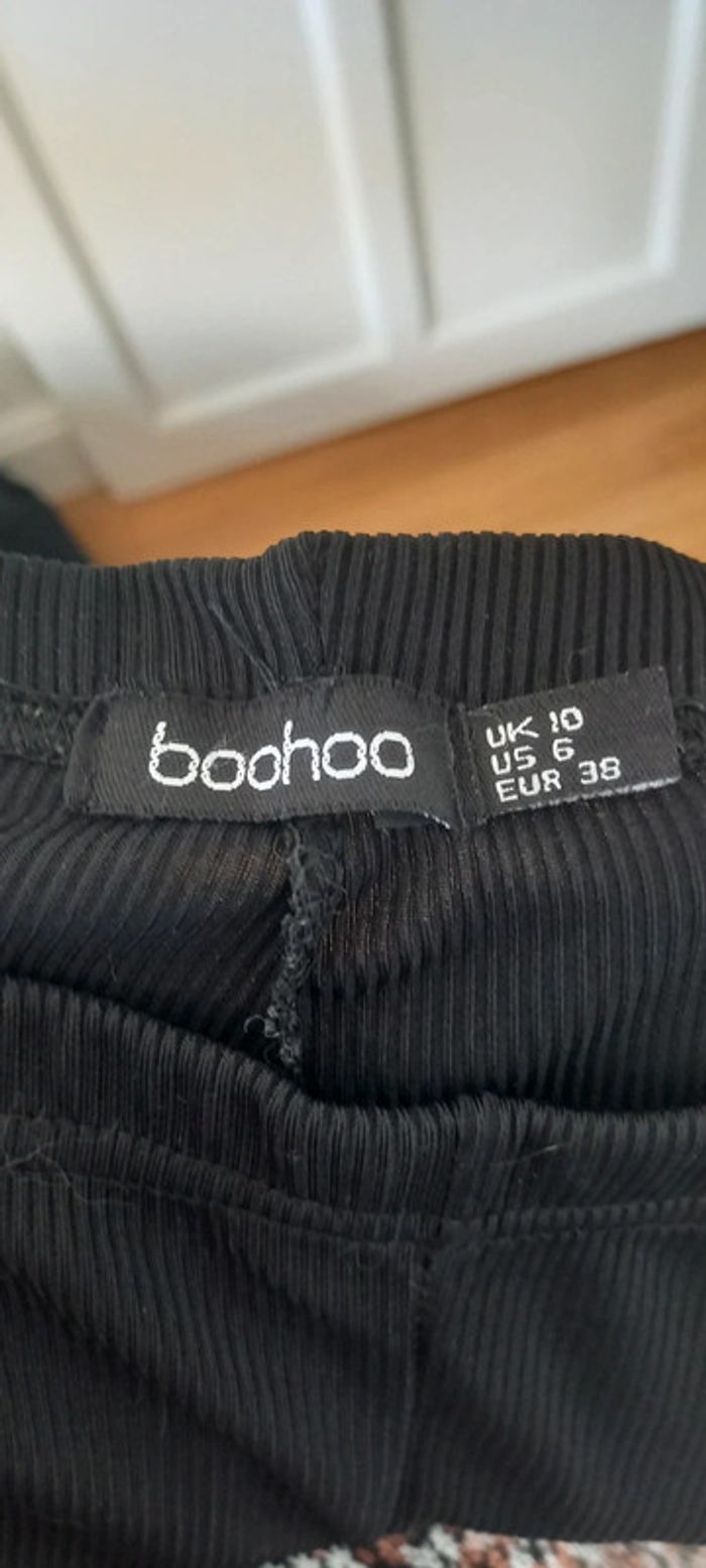 Legging côtelé noir boohoo 38 - photo numéro 5