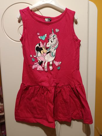 Robe été Minnie licorne 3/4 ans 