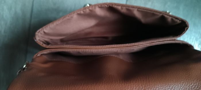 Pochette marron et doré - photo numéro 3