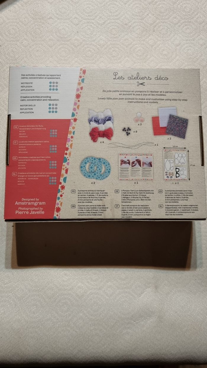 Les ateliers déco pompon trois petits animaux - photo numéro 2