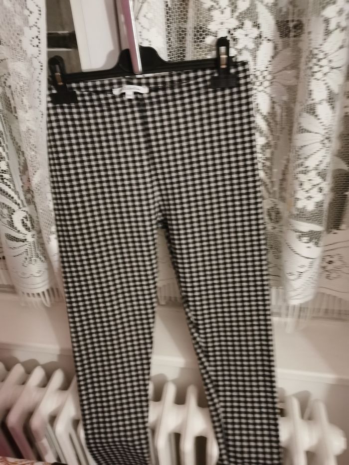 Leggins " écossais pied de poule chaud"