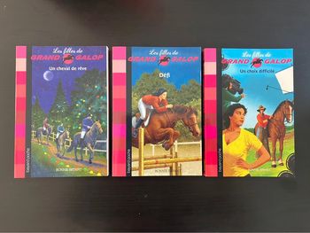Lot de 3 livres « les filles de grand galop »