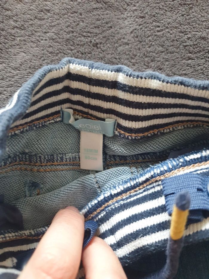 2 pantalons obaibi 18 mois - photo numéro 4