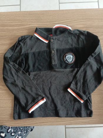 Polo manche longue tissaia 6 ans