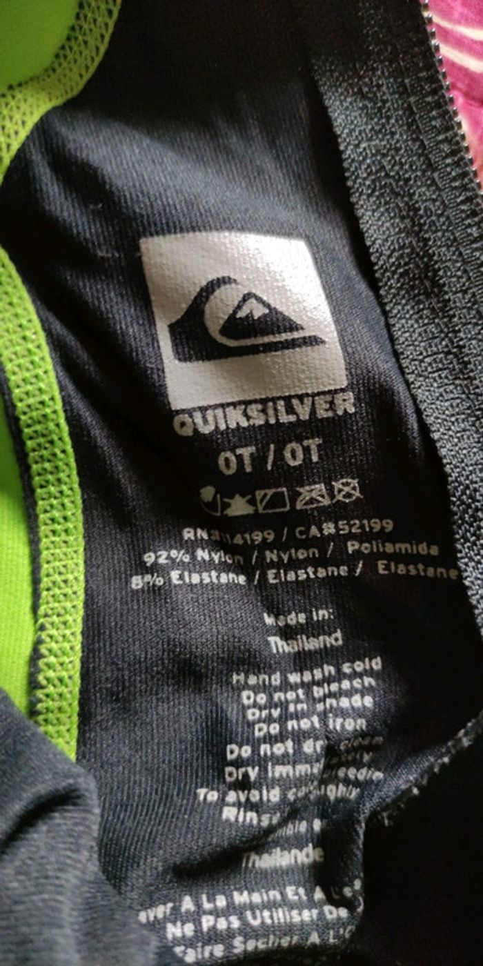 Combinaison mer 0T Quiksilver - photo numéro 4