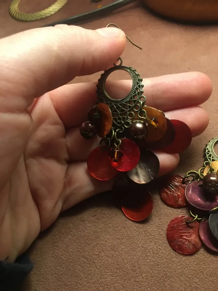 Boucles d’oreilles vintage - photo numéro 3