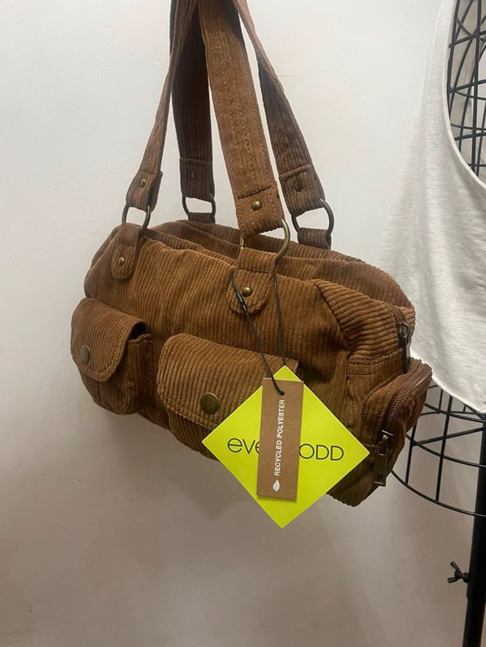 Sac à main de grande marque marron zalando Even&odd - photo numéro 8