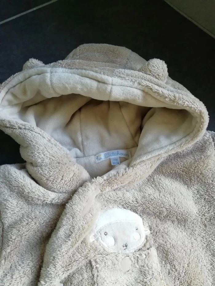 Combinaison pilote fourrure synthétique - photo numéro 3