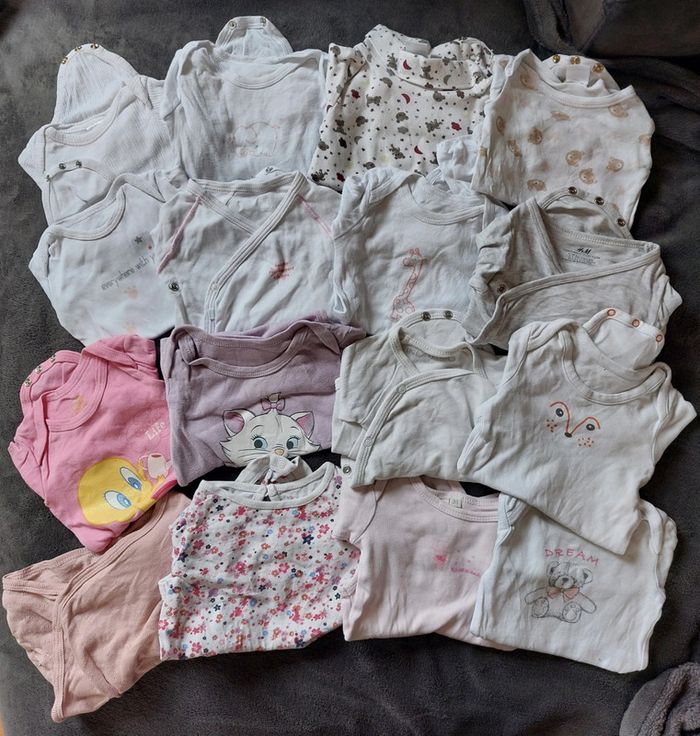 Lot 16 bodies ML 3 mois