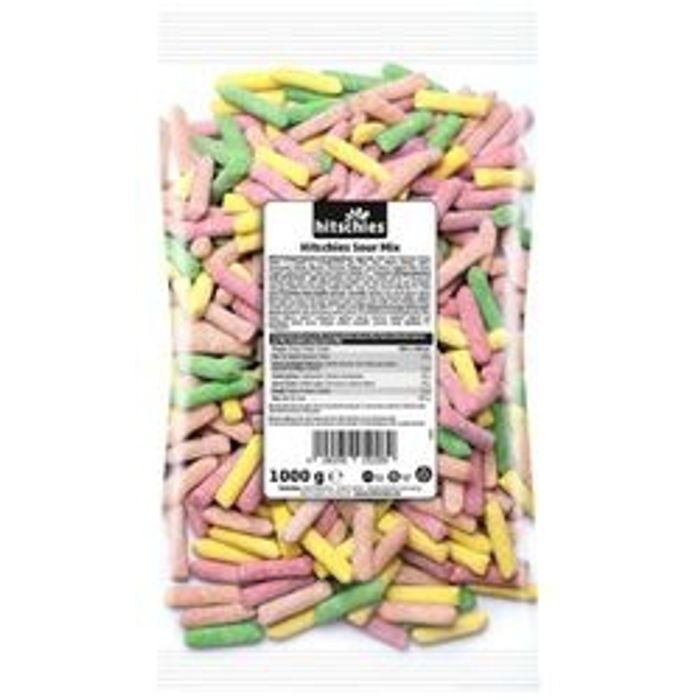 1 sachet de 1 kilo de Hitschies acidulée