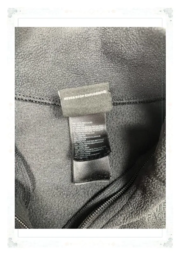 The North Face polaire demi zip noir enfant garçon 14 ans polyester - photo numéro 8