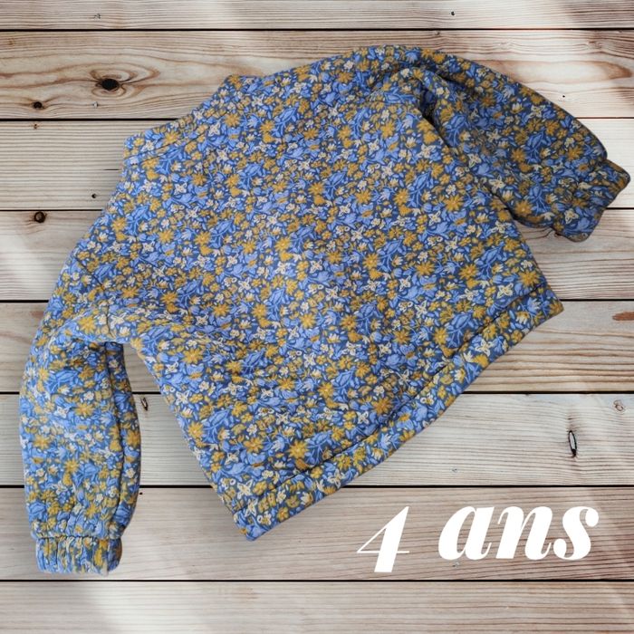 Veste colorée Sergent Major fleurs et Lion - photo numéro 2