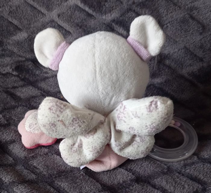 Doudou peluche ours déguisé en papillon - d'activités- Pommette - photo numéro 2