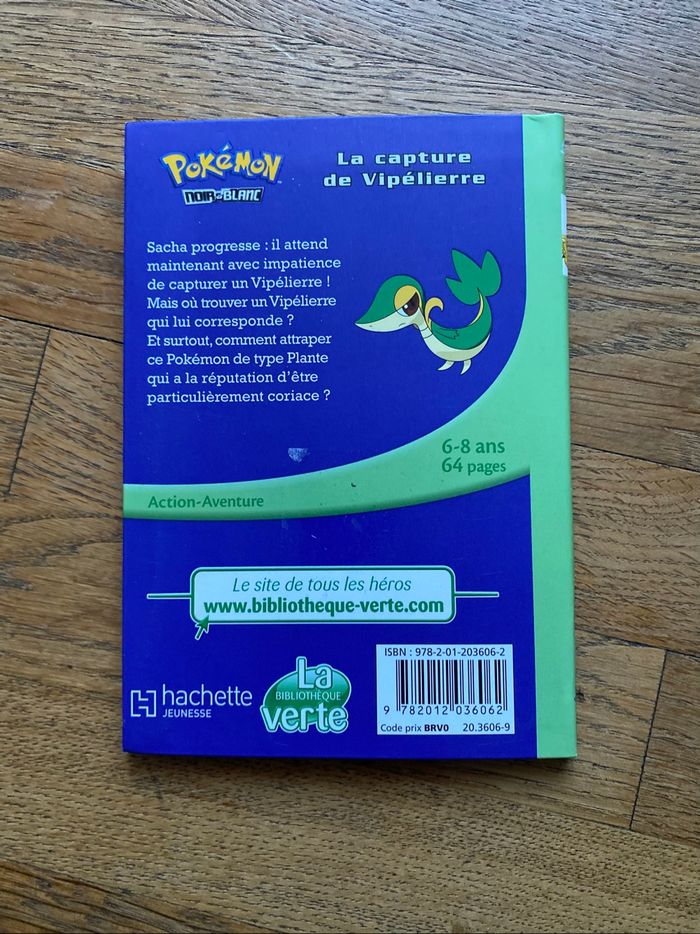 Livre Pokémon Noir & Blanc La capture de Vipélierre - photo numéro 2