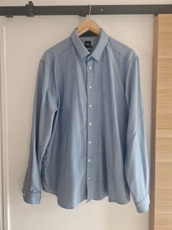 Chemise motifs bleus