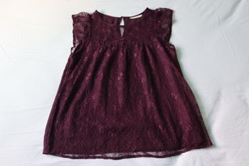 Débardeur violet - bordeau