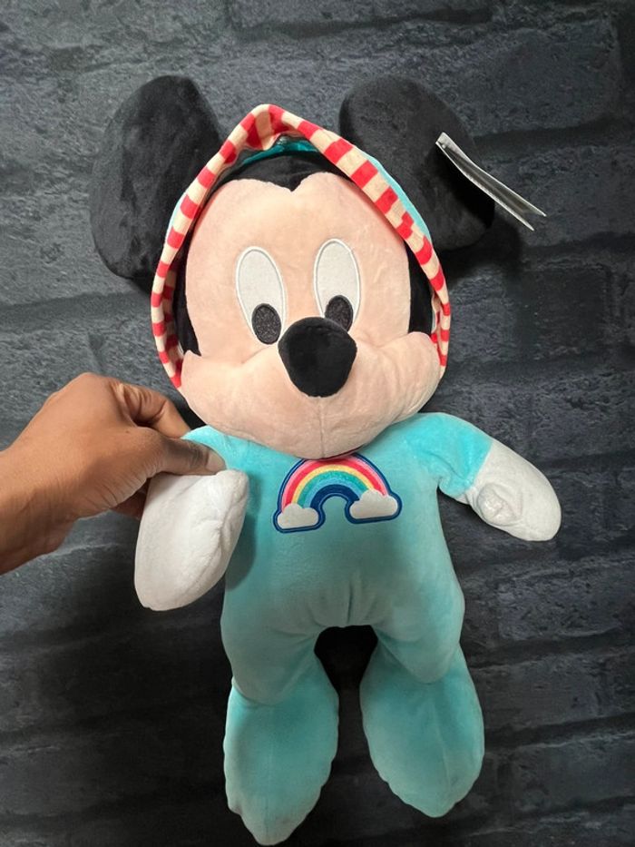 Peluche Mickey en barboteuse