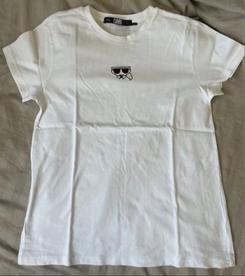 T shirt blanc karl lagerfeld