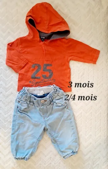 Ensemble kiabi h&m 3 mois