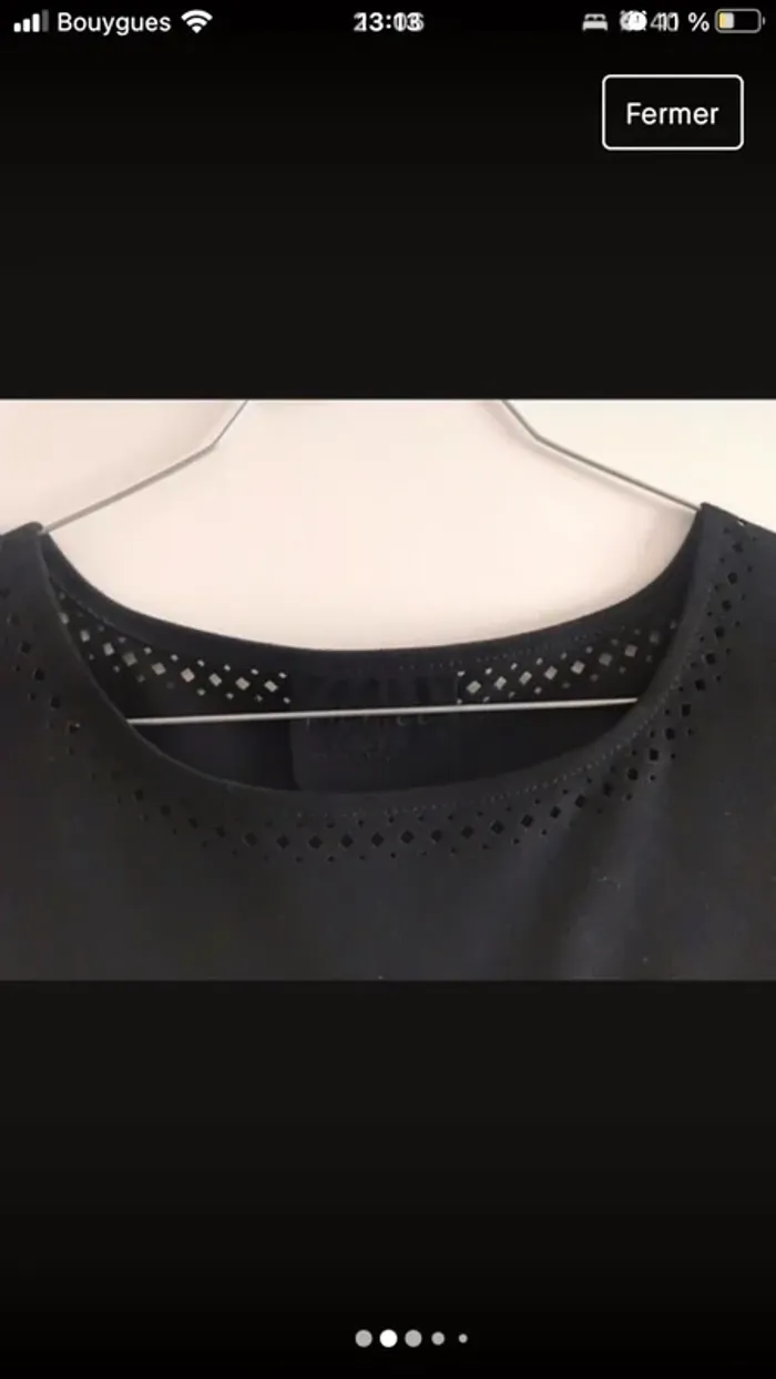 Robe noire Promod Taille 40 - photo numéro 2