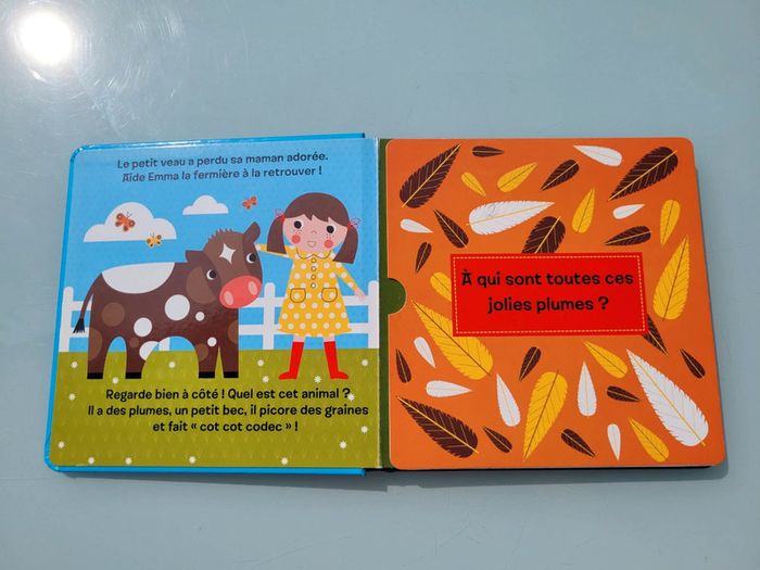 Livre animé 🐤 La Ferme 🐄 Des volets à soulever et des devinettes (72) - photo numéro 3
