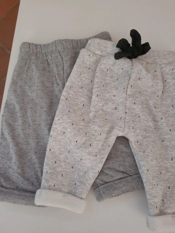 Lot pantalons chauds 3mois