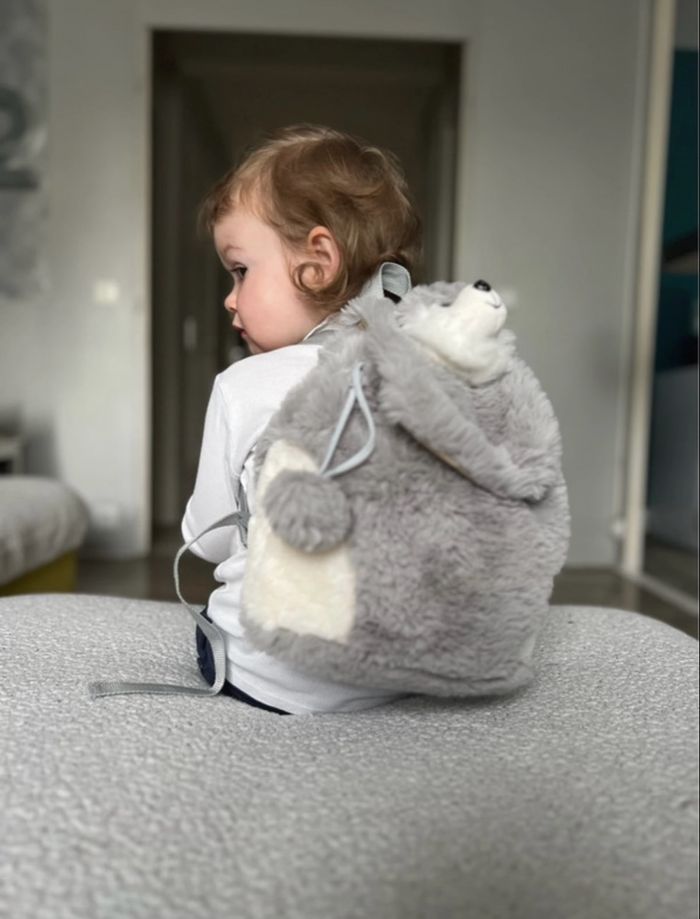 Sac à Dos Peluche 🐺 Polaire - photo numéro 9